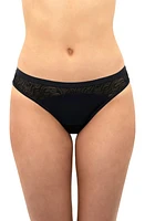 Saalt Period & Leakproof Light Absorbency Lace Thong at Nordstrom,