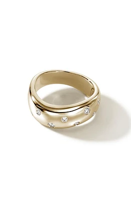 John Hardy Surf Diamond Band Ring in Gold at Nordstrom