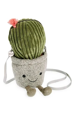 Jellycat Kids' Amuseable Cactus Plush Crossbody Bag in Green Multi at Nordstrom