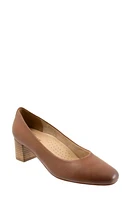 Trotters Daria Block Heel Pump Cognac at Nordstrom,