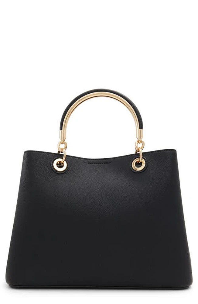 ALDO Surgoinee Faux Leather Tote in Black at Nordstrom