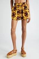 Ulla Johnson Bijou Tie Dye Beach Shorts at Nordstrom,