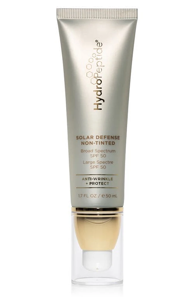 HydroPeptide Solar Defense Non-Tinted Broad Spectrum SPF 50 Sunscreen at Nordstrom, Size 1.7 Oz