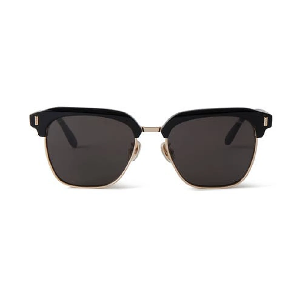 Mulberry Rowan Bio Acetate Sunglasses in Black at Nordstrom