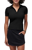 TravisMathew Moveknit Rib V-Neck Polo at Nordstrom,