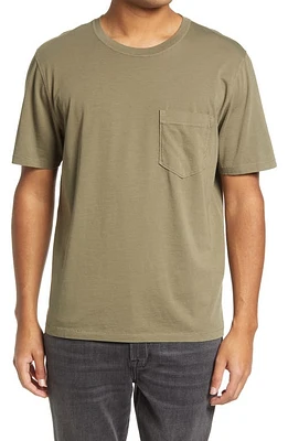 Billy Reid Washed Organic Cotton Pocket T-Shirt at Nordstrom,