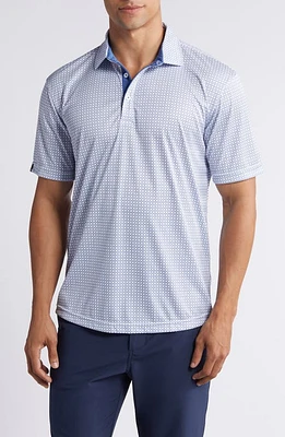 Swannies Tanner Diamond Print Golf Polo at Nordstrom,