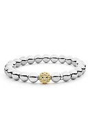 LAGOS Signature Caviar Stretch Bracelet in Two-Tone at Nordstrom, Size 8