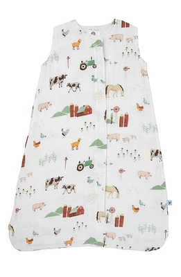 little unicorn Cotton Muslin Wearable Blanket in Farmyard at Nordstrom