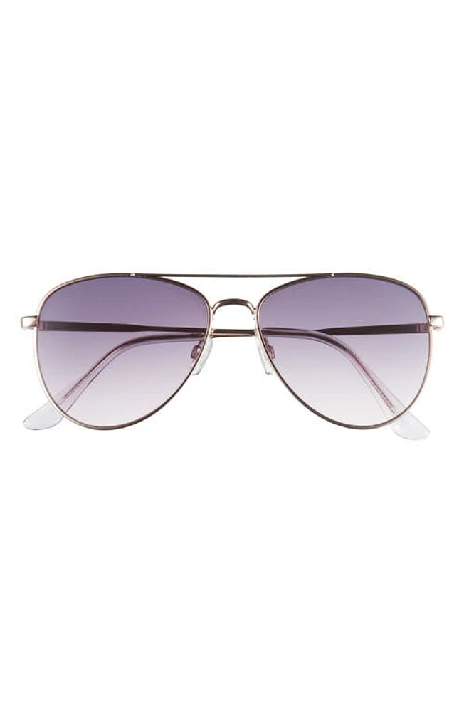 BP. 55mm Gradient Aviator Sunglasses in Gold- Black at Nordstrom