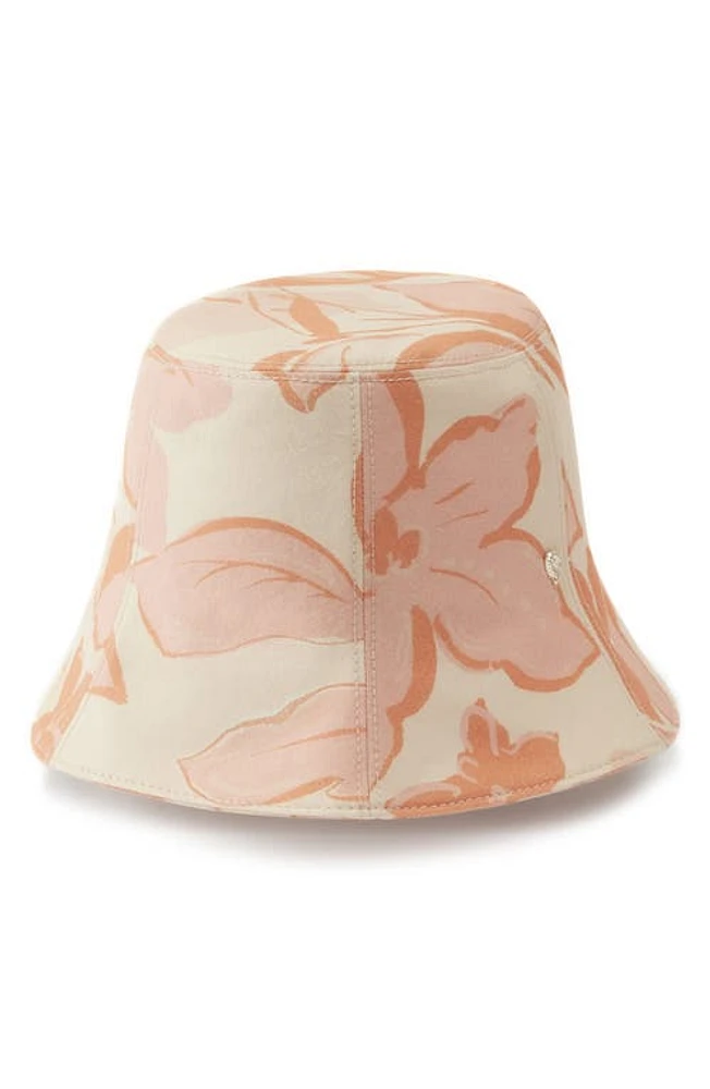 Helen Kaminski Bettina Floral Bucket Hat in Parchment Blend at Nordstrom