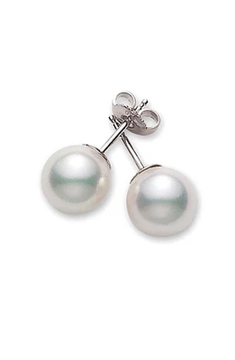 Mikimoto Akoya Pearl Stud Earrings at Nordstrom, Size 6-6.5