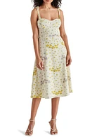 Steve Madden Carlynn Floral Eyelet Cotton Sundress Ivory Multi at Nordstrom,