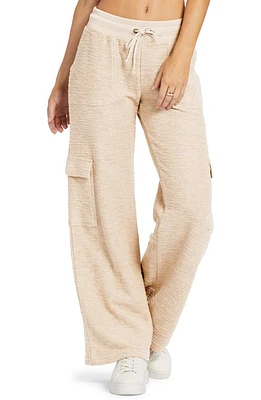 Roxy Off the Hook Cotton Blend Terry Cargo Pants at Nordstrom,