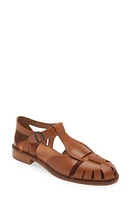 HEREU Pesca Block Heel Fisherman Sandal Camel at Nordstrom,