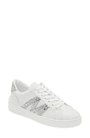 Moncler Monaco M Low Top Sneaker White/Silver at Nordstrom,