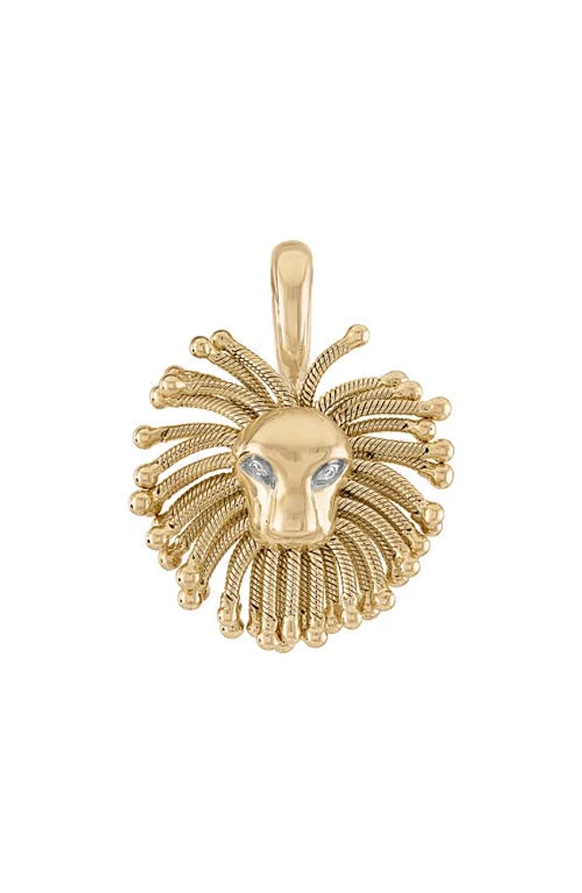 EDEN PRESLEY Baby Lion Roar Diamond Pendant in Gold at Nordstrom