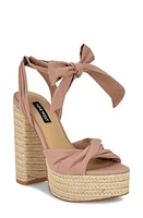 Nine West Gertha Ankle Wrap Espadrille Platform Sandal at Nordstrom,