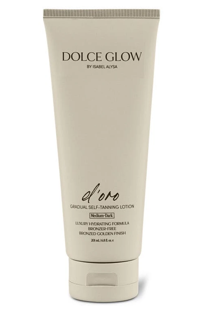 Dolce Glow by Isabel Alysa D'Oro Gradual Tanning Lotion in None at Nordstrom, Size 6.8 Oz