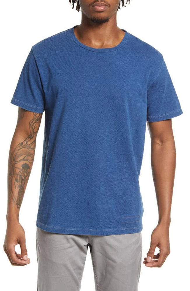 HIROSHI KATO The Stamp Dark Indigo Crewneck T-Shirt at Nordstrom,