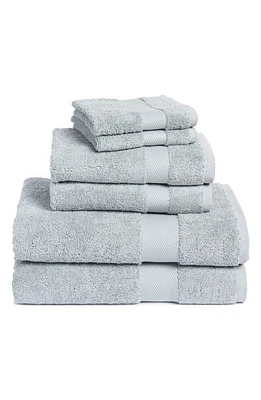 Boll & Branch Plush 6-Piece Organic Cotton Bath Towel Set in Shore at Nordstrom