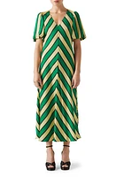 LK Bennett Meerim Maxi Dress Green at Nordstrom, Us