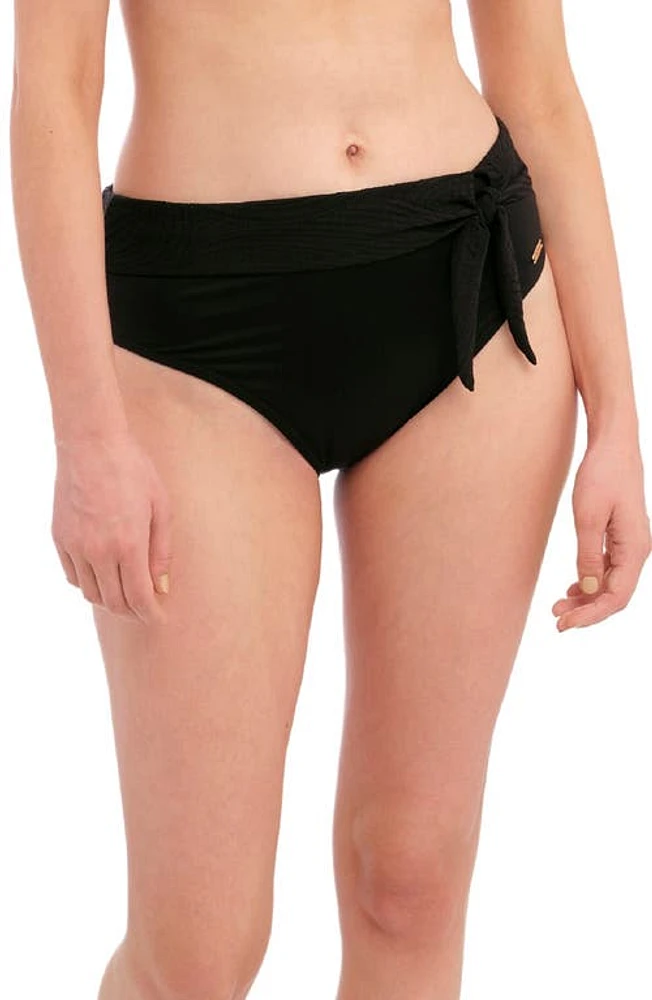 Fantasie Ottawa High Waist Bikini Bottoms Black at Nordstrom,