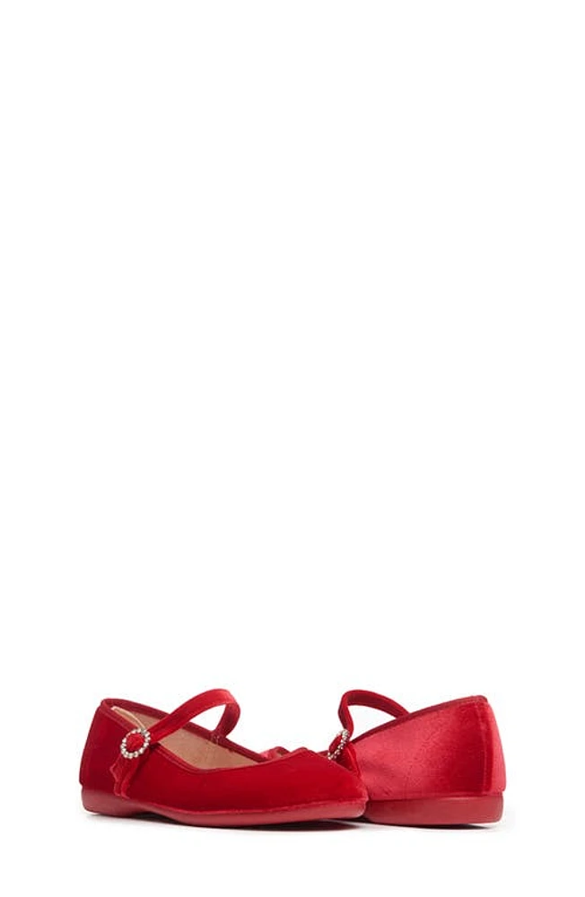 CHILDRENCHIC Kids' Holiday Velvet Mary Jane at Nordstrom,