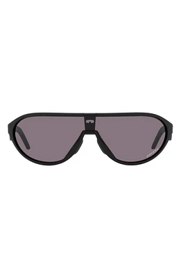 Oakley Shield Sunglasses in Matte Black/Prizm Grey at Nordstrom