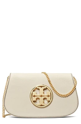 Tory Burch Reva Leather Clutch in New Ivory at Nordstrom