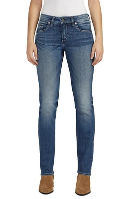 Silver Jeans Co. Suki Low Rise Straight Leg Indigo at Nordstrom, X