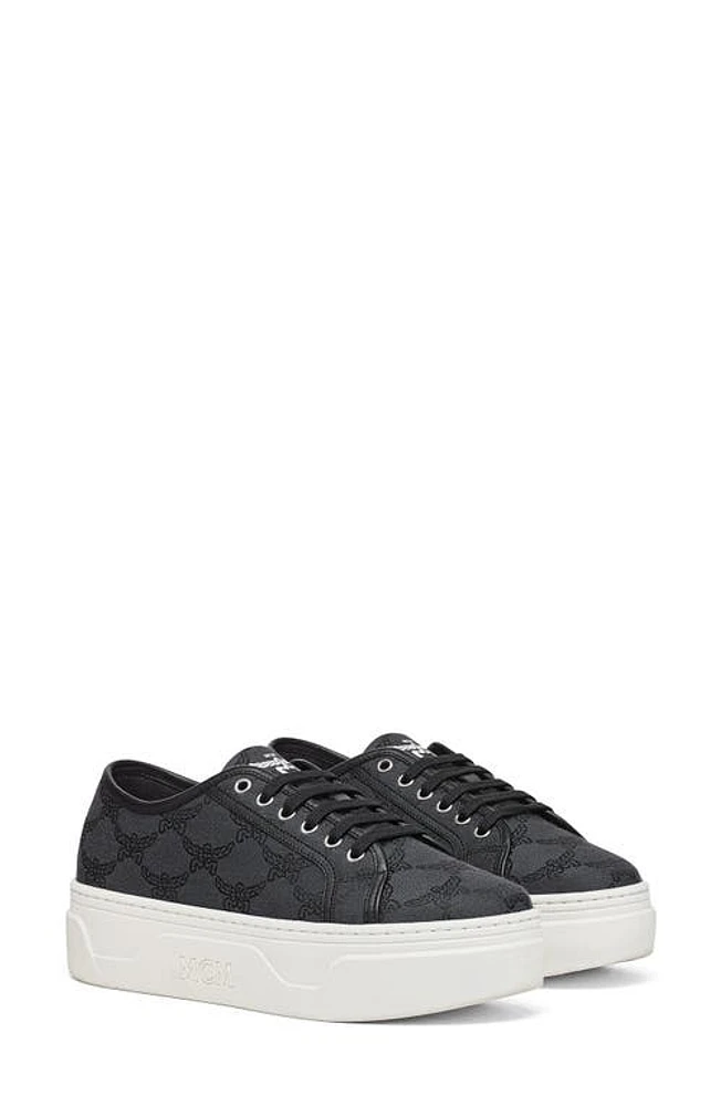 MCM Skyward Platform Sneaker in Dark Grey at Nordstrom, Size 7Us