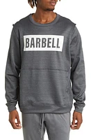 Barbell Apparel Men's Crucial Fleece Crewneck Sweatshirt Gray at Nordstrom,