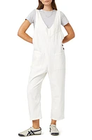 Mavi Jeans Myra Denim Overalls Off White Well Blue at Nordstrom,