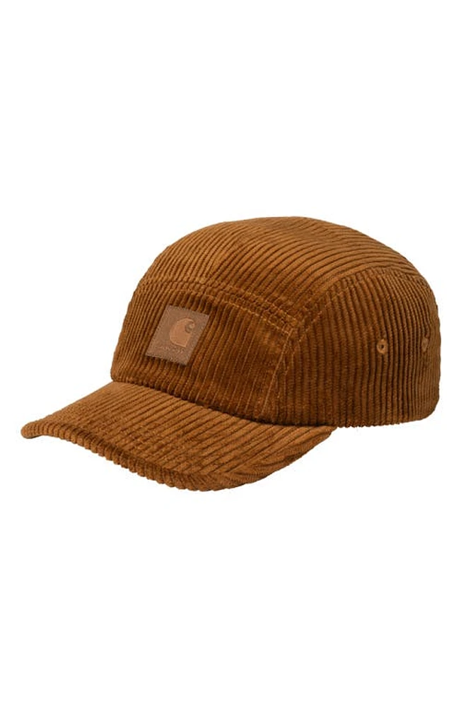 Carhartt Work In Progress Erie Corduroy Baseball Hat in Deep H Brown at Nordstrom