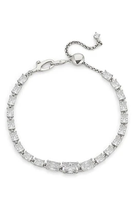 Nadri Isle Cubic Zirconia Bracelet in Rhodium at Nordstrom