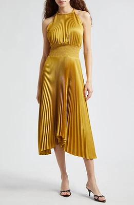 A. L.C. Renzo II Pleated Sleeveless Midi Dress at Nordstrom,