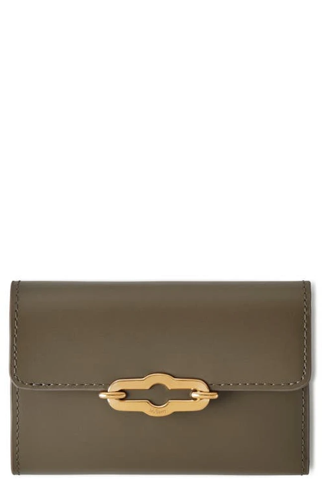 Mulberry Pimlico Leather Compact Wallet in Linen Green at Nordstrom