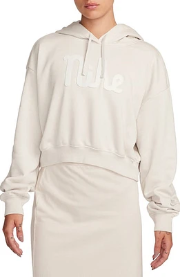 Nike Sportswear Club Fleece GX Crop Hoodie at Nordstrom,