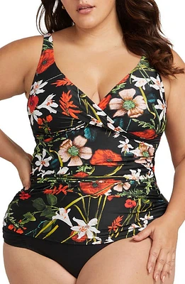 Artesands Delacroix Tankini Top in Black at Nordstrom, Size 22 Us