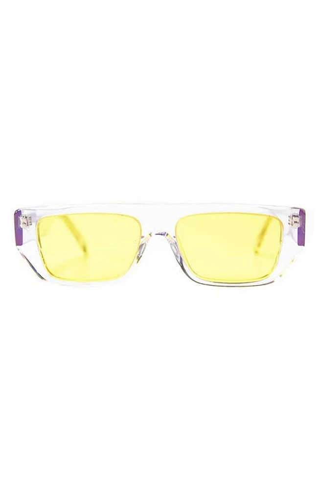 Wisdom Frame 15 52mm Rectangular Sunglasses in Pollen at Nordstrom