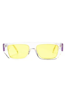 Wisdom Frame 15 52mm Rectangular Sunglasses in Pollen at Nordstrom