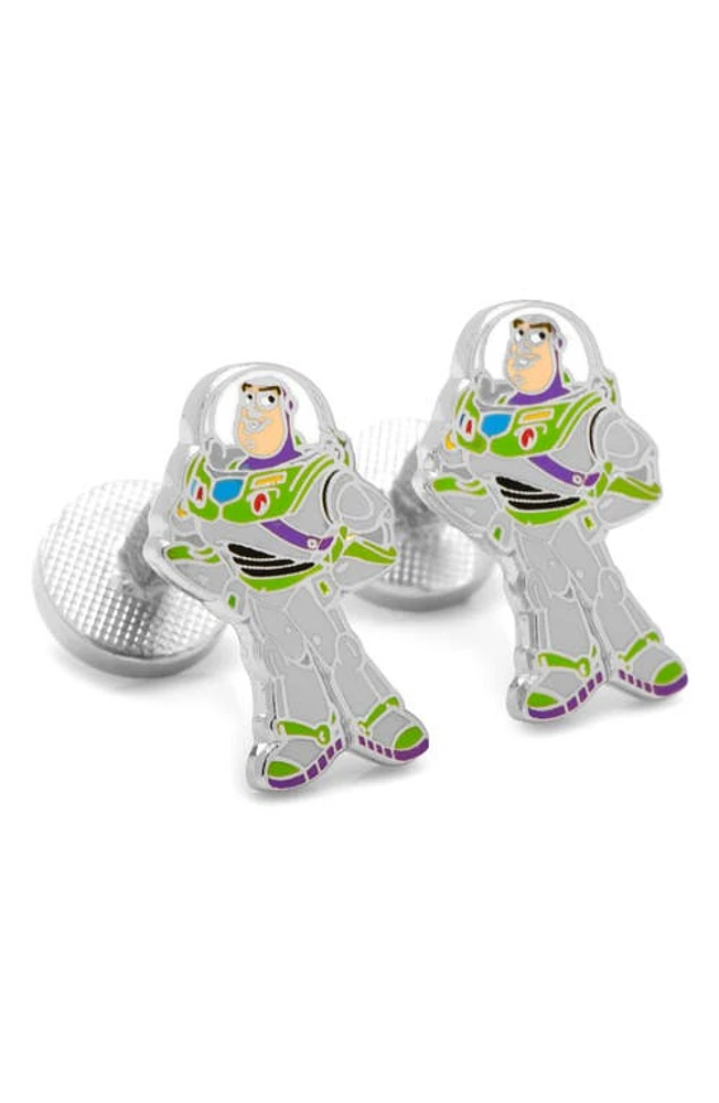 Cufflinks, Inc. Buzz Lightyear Cuff Links in Metallic Silver at Nordstrom