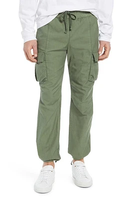 John Elliott Back Sateen Cargo Pants Olive at Nordstrom,