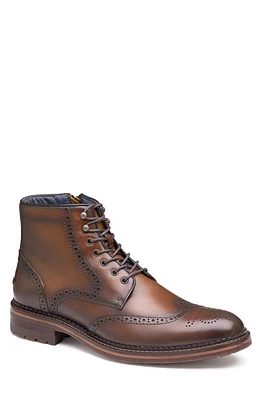 Johnston & Murphy XC Flex Connelly Wingtip Boot Tan Full Grain at Nordstrom,