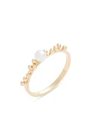 Poppy Finch Scattered Bubble Cultured Pearl Ring Pearl/14K Yellow Gold at Nordstrom,