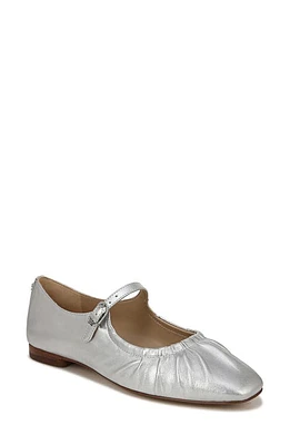 Sam Edelman Micah Mary Jane Flat Soft Silver at Nordstrom,