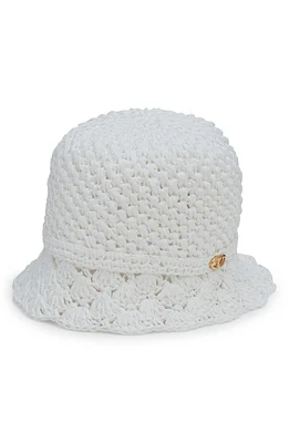 Valentino Garden VLOGO Bucket Hat Bianco/Gold at Nordstrom,