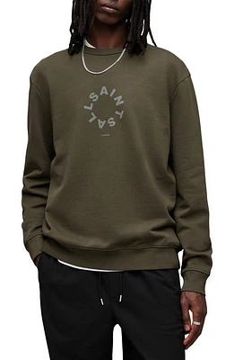 AllSaints Tierra Logotype Graphic Sweatshirt at Nordstrom,