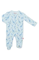 Magnetic Me Jolie Giraffe Organic Cotton Footie Bjoli at Nordstrom,